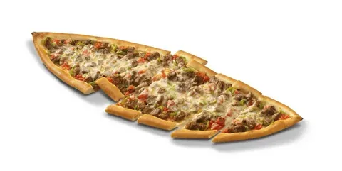Açık Pide Kuşbaşı Kaşarlı